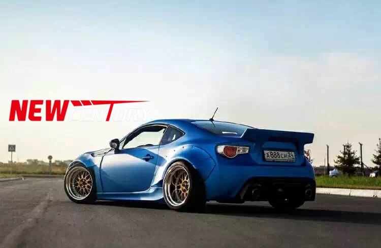 豐田GT86 斯巴魯BRZ改裝火箭兔寬體大包圍改裝尾翼前杠包圍套件