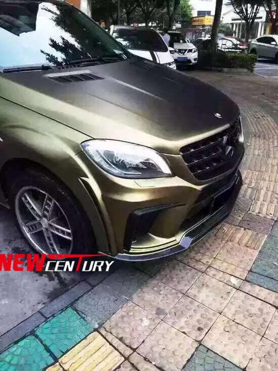 奔馳新款ML改裝寬體大包圍M改裝wald大包圍前杠后杠窄體包圍