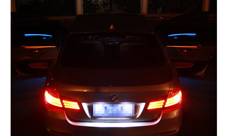 宝马新5系双色车内氛围灯 氛围的 内饰灯 无损