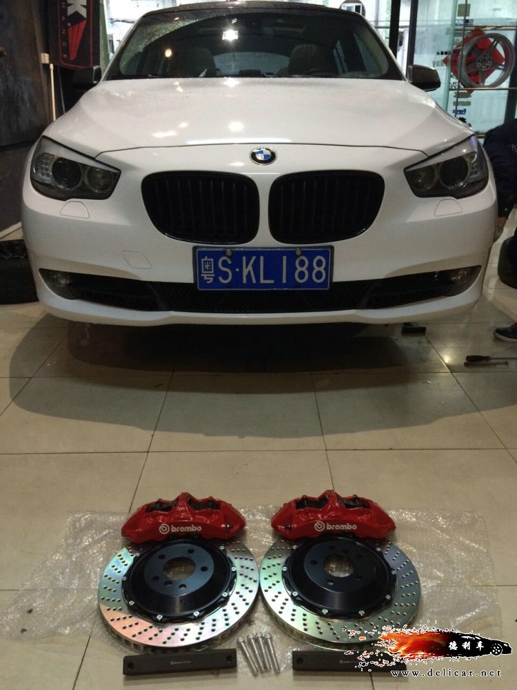 大連改裝寶馬GT5改brembo GT剎車德利車