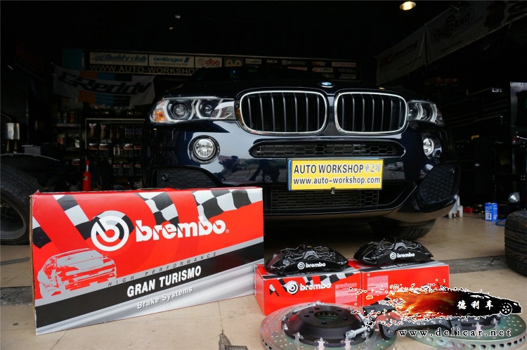 大連改裝寶馬X5改brembo GT剎車德利車