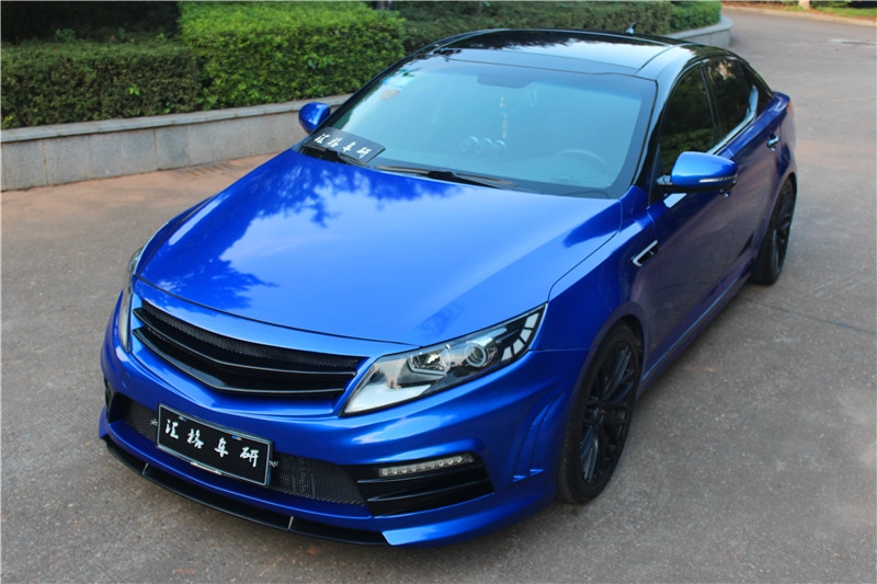 長沙3M1080改色膜 K5換裝3M1080極光藍改色膜 美國原裝進口