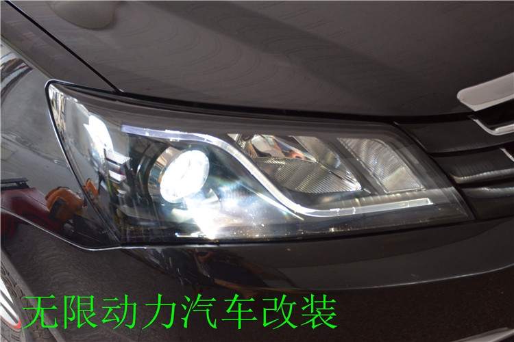 帝豪改燈，改裝Q5雙光透鏡