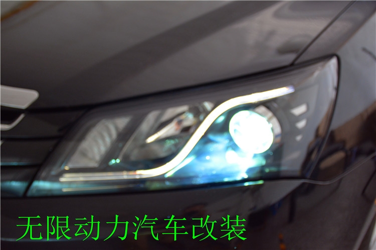 帝豪改燈，改裝Q5雙光透鏡