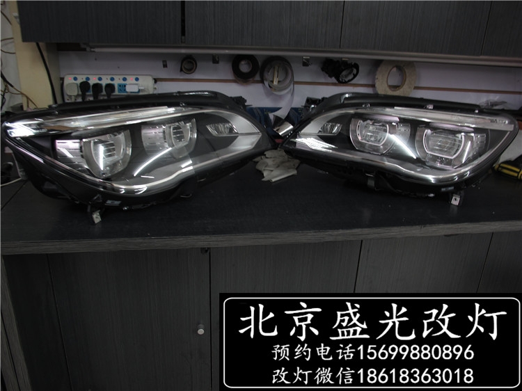 14款寶馬740Li升級原裝進(jìn)口全LED智能隨動(dòng)照明大燈