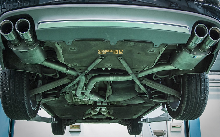 Audi 奧迪 C7 A6L 升級 BBS XA 亞光黑色 19寸輪轂 RS6 中網(wǎng)后視鏡殼 騰尼雙邊四出排氣