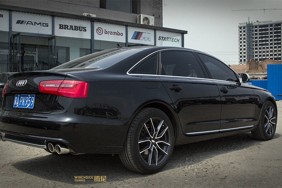 Audi 奧迪 C7 A6L  BBS XA款 亞光黑色 19寸輪轂