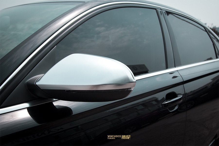 Audi 奥迪 C7 A6L 升级 BBS XA 亚光黑色 19寸轮毂 RS6 中网后视镜壳 腾尼双边四出排气