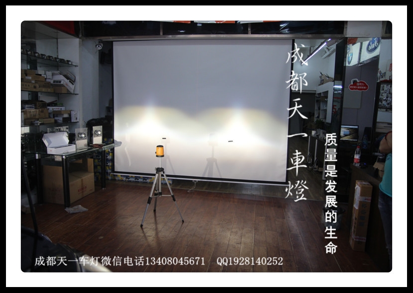 成都14款愛騰改燈|成都雙龍愛騰車燈改裝雙光透鏡氙氣燈