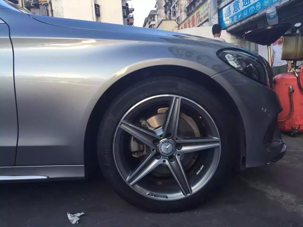 奔馳C、裝18寸 AMG，效果給力！