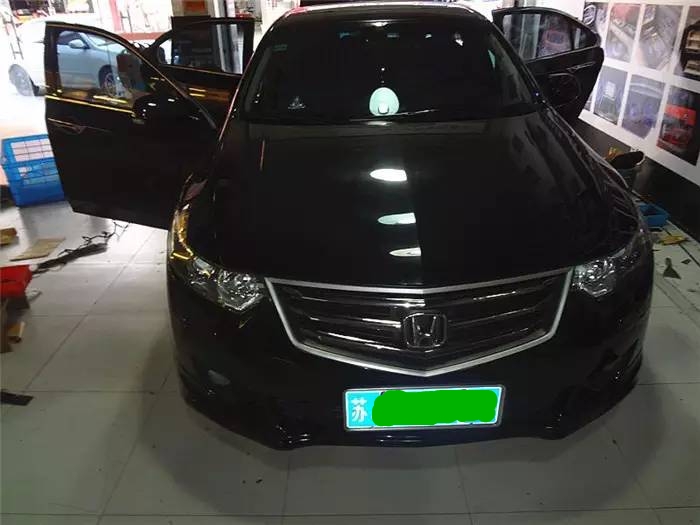 蘇州道聲汽車音響改裝店本田思鉑睿全車隔音?