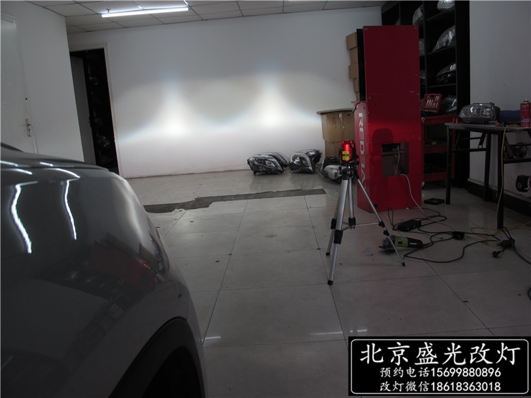 新途觀改海拉5雙光透鏡 歐司朗氙氣大燈 新途觀改氙燈