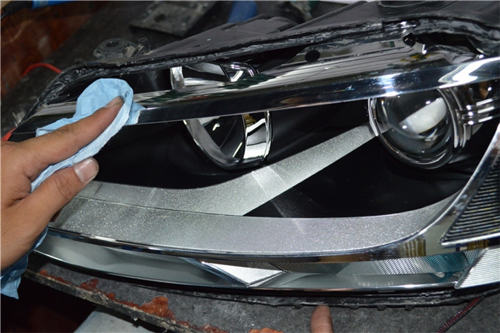 福建福州改燈 大眾速騰改裝氙氣燈海拉雙光透鏡 福州榮海汽車照明