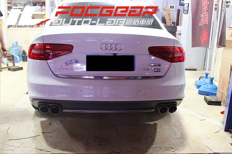 長(zhǎng)沙匯格車研專業(yè)改裝美國(guó)AWE排氣 奧迪A5 A4L 2.0T中尾段四出排氣管