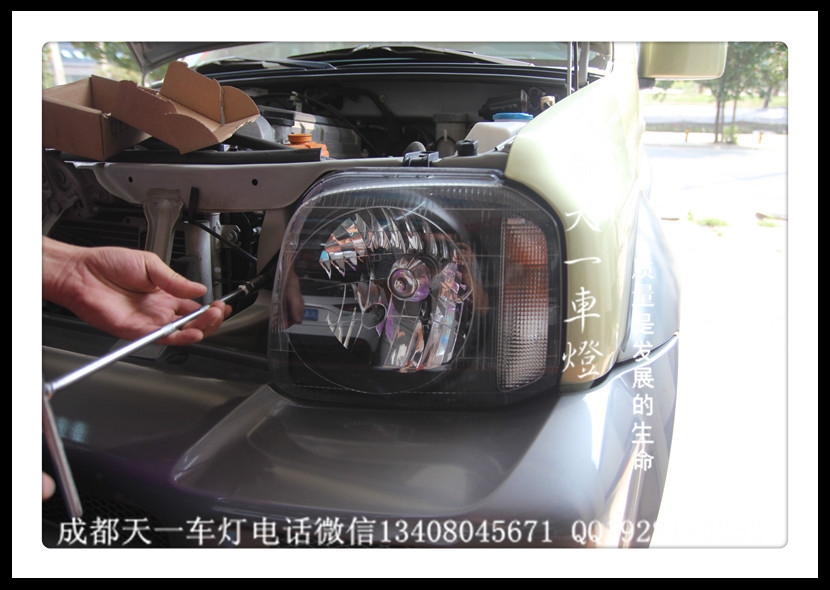 成都吉姆尼改燈|成都吉姆尼車燈改裝氙氣燈