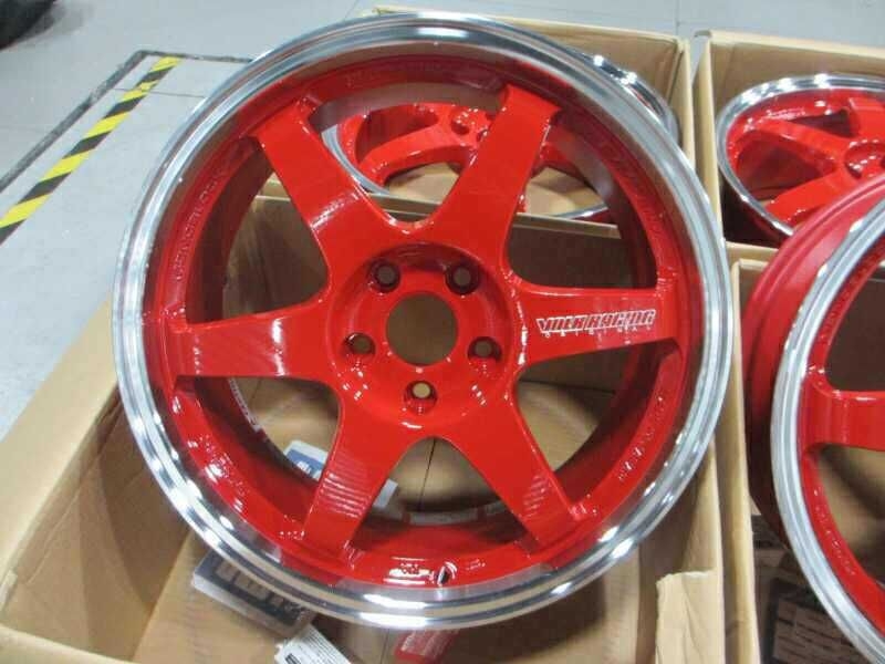 RAYS TE37TTA特別版紅色 18寸 112
