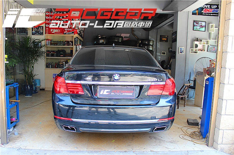 長沙匯格車研BWM 730升級BMW 740中尾段排氣 尾嘴 后唇
