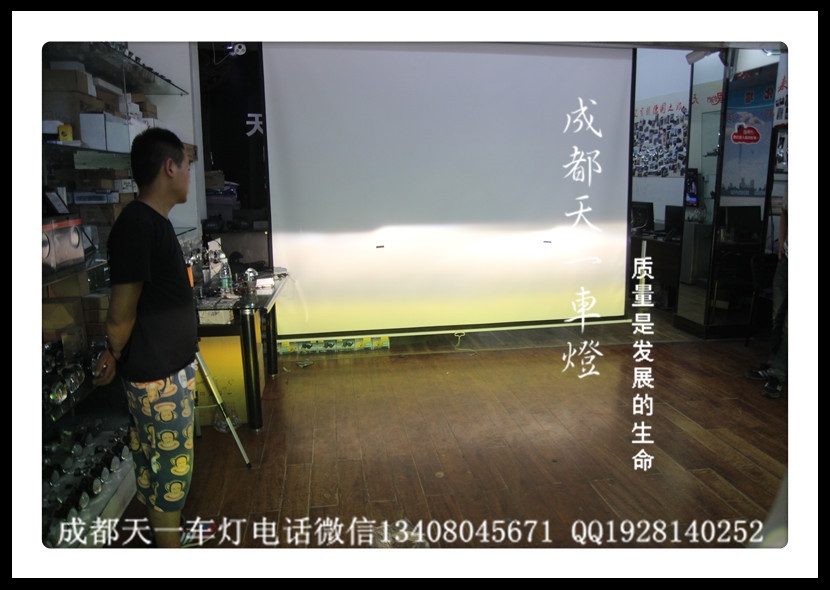 成都道奇RAM公羊皮卡改燈|成都道奇改車燈