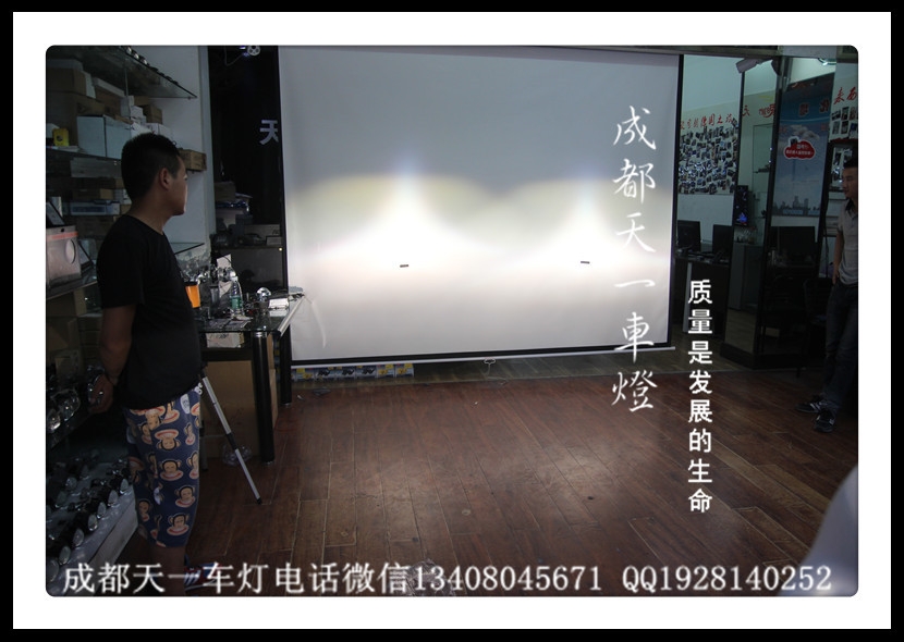 成都道奇RAM公羊皮卡改燈|成都道奇改車燈