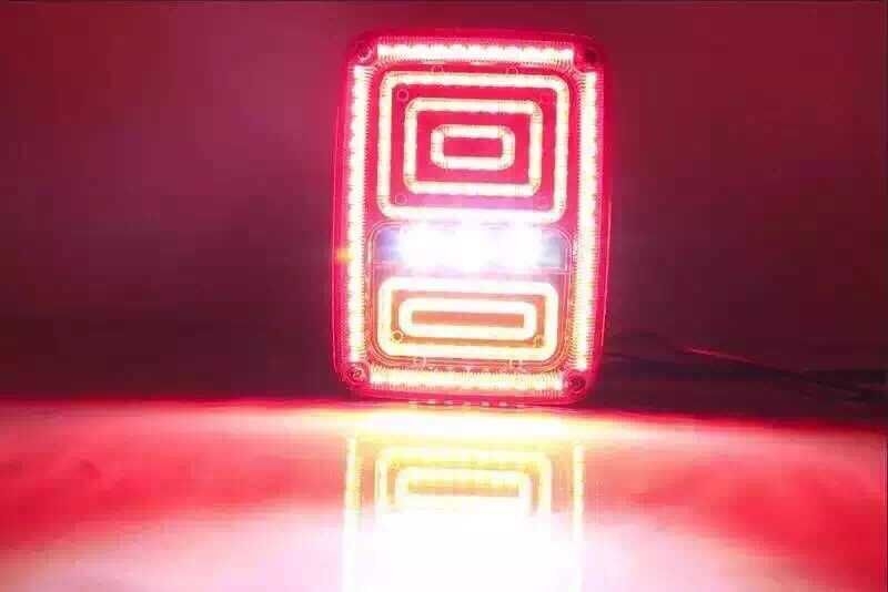 濰坊LED大燈，濰坊牧馬人吉普改裝LED大燈，LED尾燈
