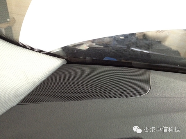 蘇州道聲汽車音響改裝奧迪A4音響升級意大利ATI精巧套裝喇叭