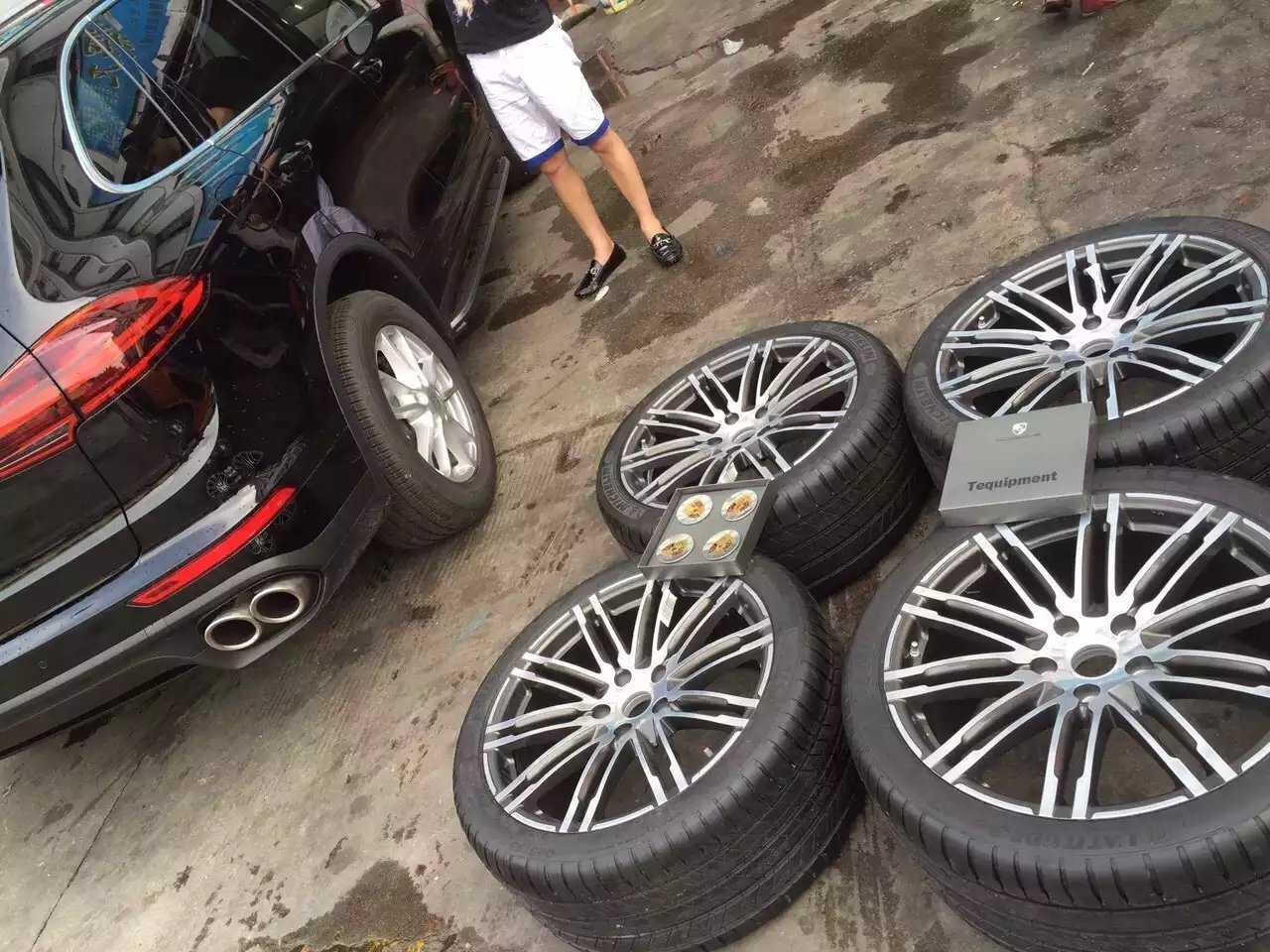 卡宴，升級 21寸 原裝，效果給力！
