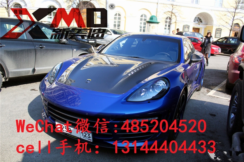 14-15保時捷 帕納梅拉PANAMERA 970 TOP款大包圍改裝碳纖維尾翼