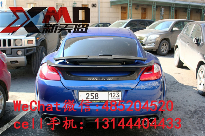 14-15保時捷 帕納梅拉PANAMERA 970 TOP款大包圍改裝碳纖維尾翼