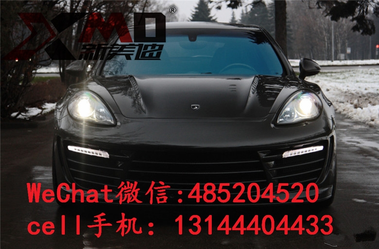 14-15保時捷 帕納梅拉PANAMERA 970 TOP款大包圍改裝碳纖維尾翼
