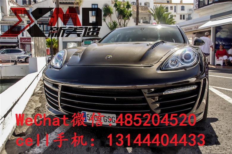 14-15保時捷 帕納梅拉PANAMERA 970 TOP款大包圍改裝碳纖維尾翼