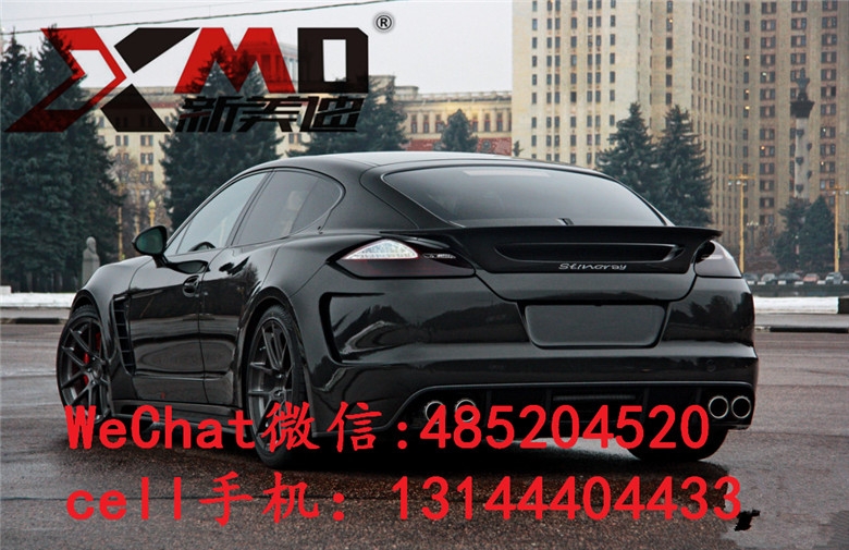 14-15保時捷 帕納梅拉PANAMERA 970 TOP款大包圍改裝碳纖維尾翼