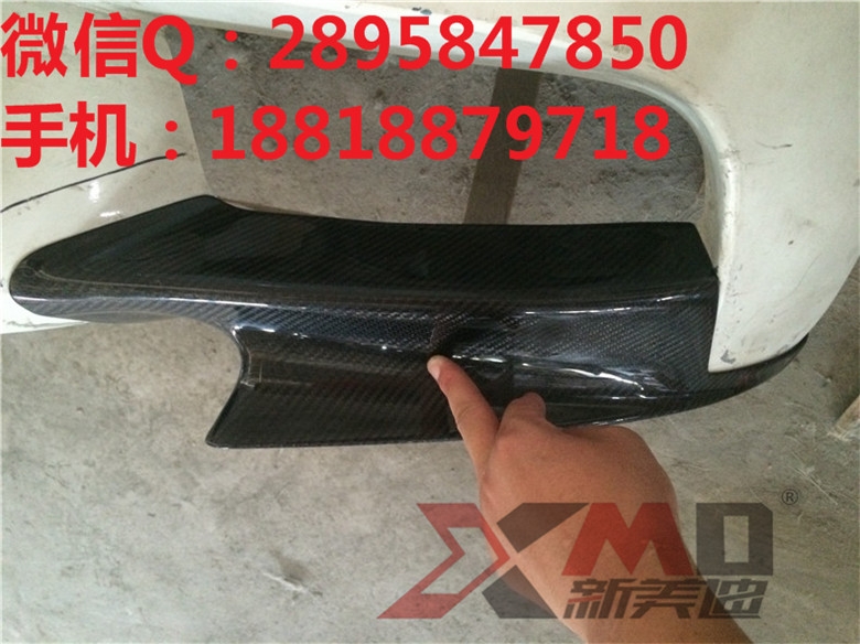 BMW寶馬M系E92E93 M3碳纖前包角 M3碳纖前唇前下巴 裝M3原車(chē)