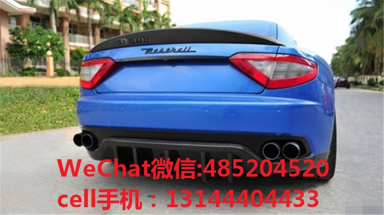 瑪莎拉蒂GT改裝DMC碳纖維后唇 后擾流！