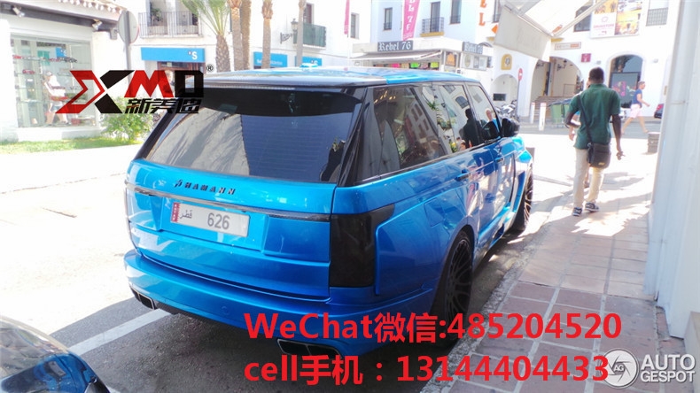 路虎攬勝行政版改裝寬體LUMMA包圍 攬勝行政版大包圍改裝 前杠后杠葉子板