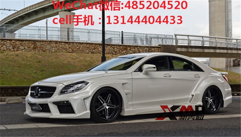 奔馳W218cls63 350 300改裝VITT包圍機(jī)蓋排氣管