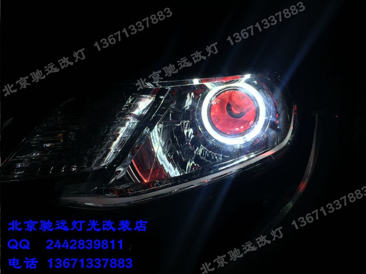 新款起亞K2 車燈改裝 奧迪Q5小糸透鏡 北京馳遠(yuǎn)改燈