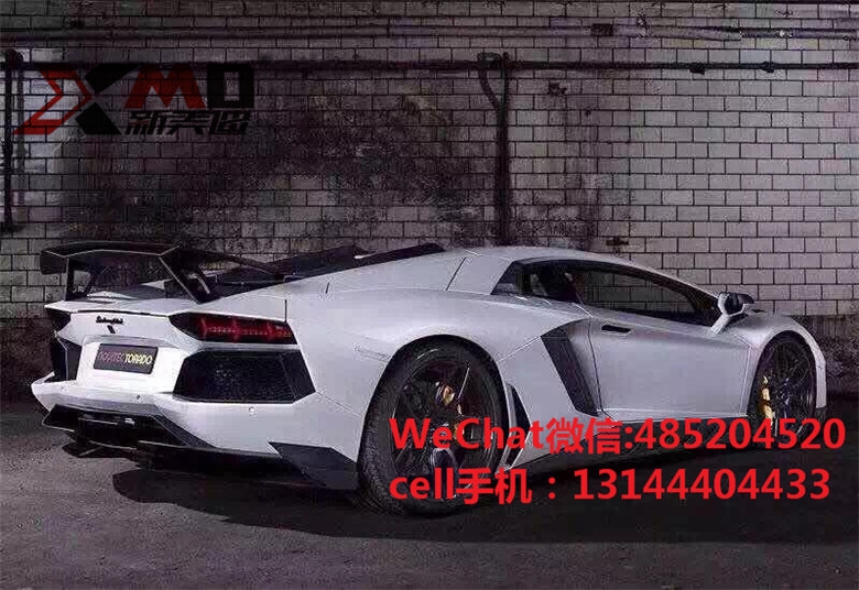 蘭博基尼LP700改裝SPEZIAL VERSION款款碳纖維大小包圍Aventador前唇后唇尾翼風(fēng)口