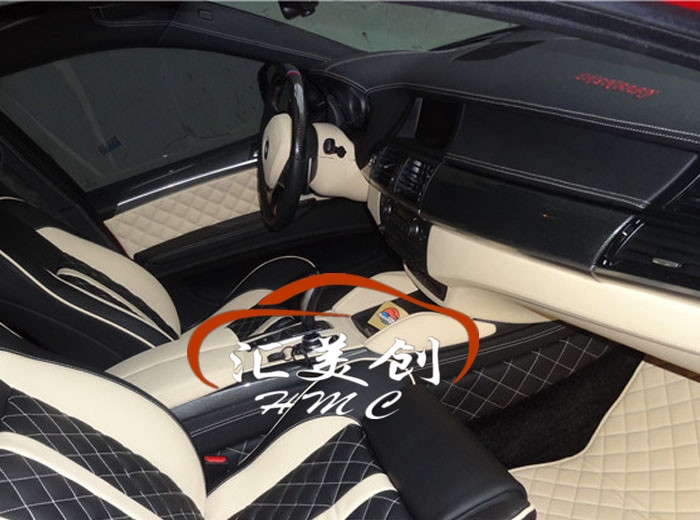 寶馬X6全車內(nèi)飾改雙色