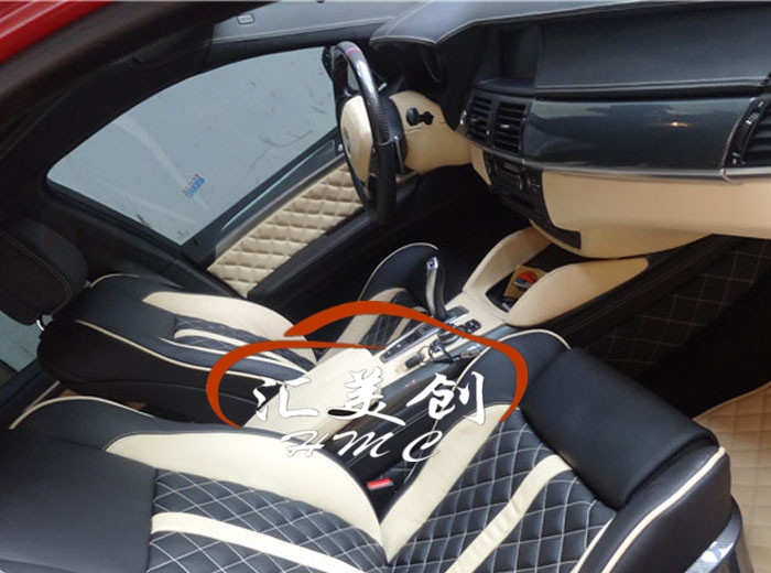 寶馬X6全車內(nèi)飾改雙色