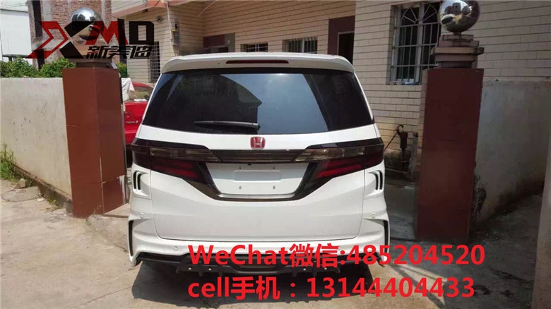 本田15款?yuàn)W德賽改裝大包圍 奧德賽改裝前后杠中網(wǎng)側(cè)裙四出排氣