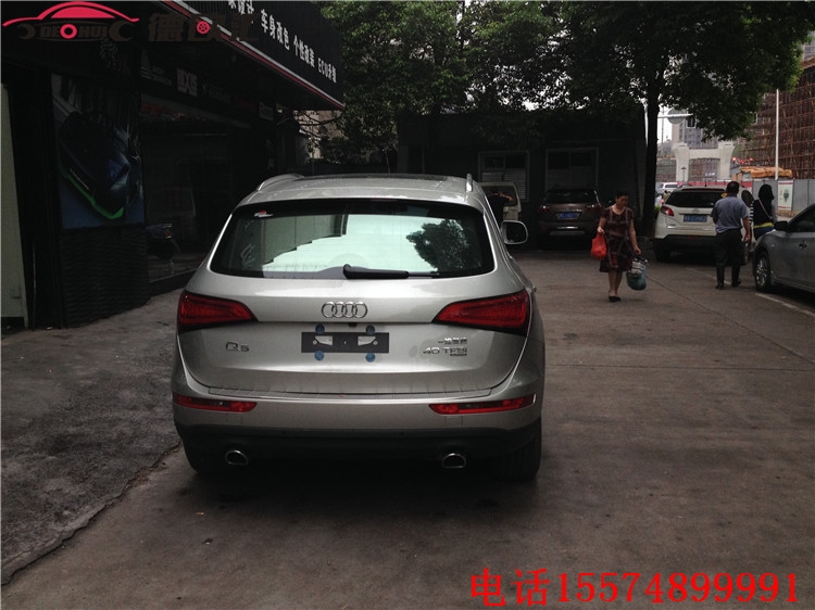 湖南奧迪Q5改裝定速巡航，自動大燈改裝，后排出風(fēng)口，長沙德歐匯奧迪寶馬改裝