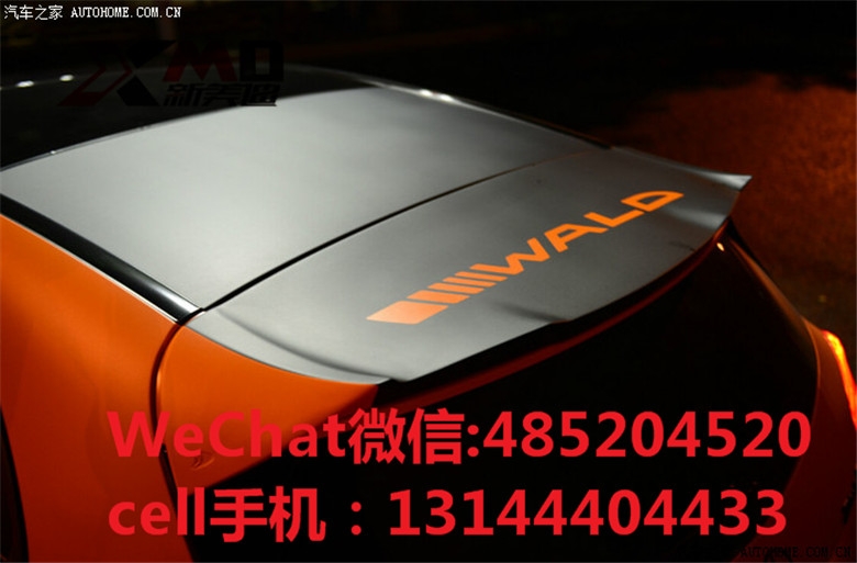奔馳 W176 A180 A200 A260 A45 改裝 wald 款 大包圍排氣管碳纖維尾翼