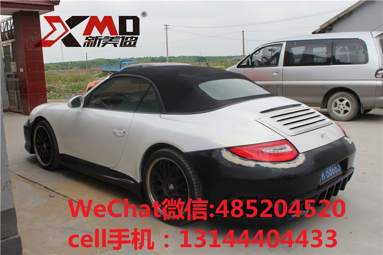 保時(shí)捷911、997改MISHA包圍排氣管碳纖維機(jī)蓋尾翼