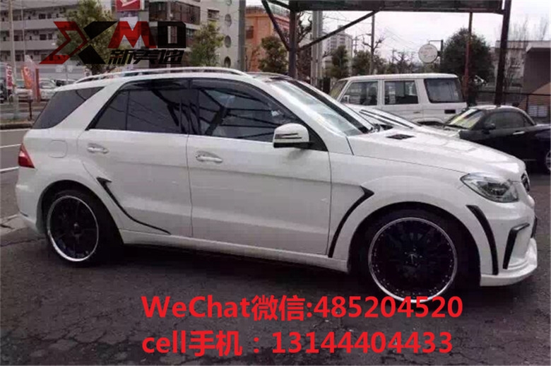 新奔馳ML400 ML500 ML63 AMG改裝WALD大包圍 奔馳ML改裝包圍尾翼