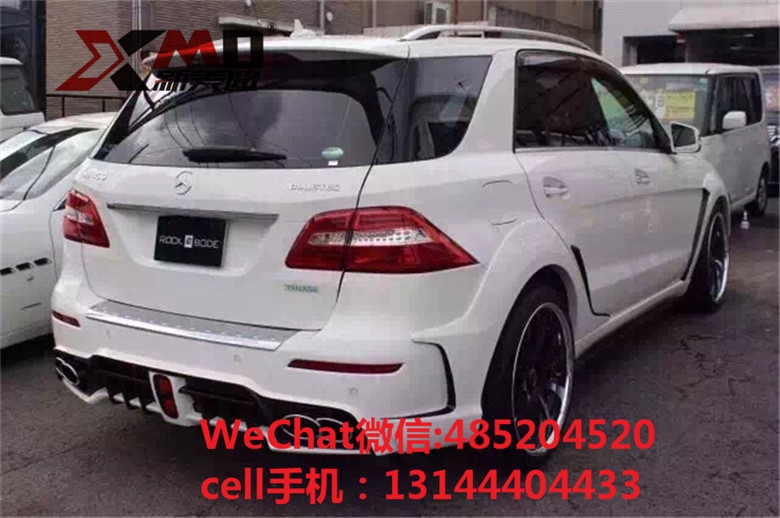 新奔馳ML400 ML500 ML63 AMG改裝WALD大包圍 奔馳ML改裝包圍尾翼