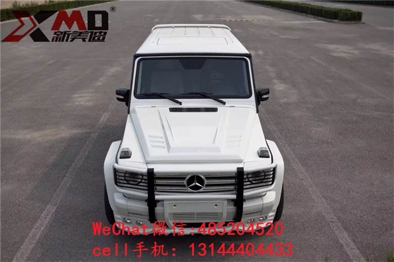 奔馳 G55 G500 G550 G350改G65改裝碳纖維機蓋WALD大包圍尾翼