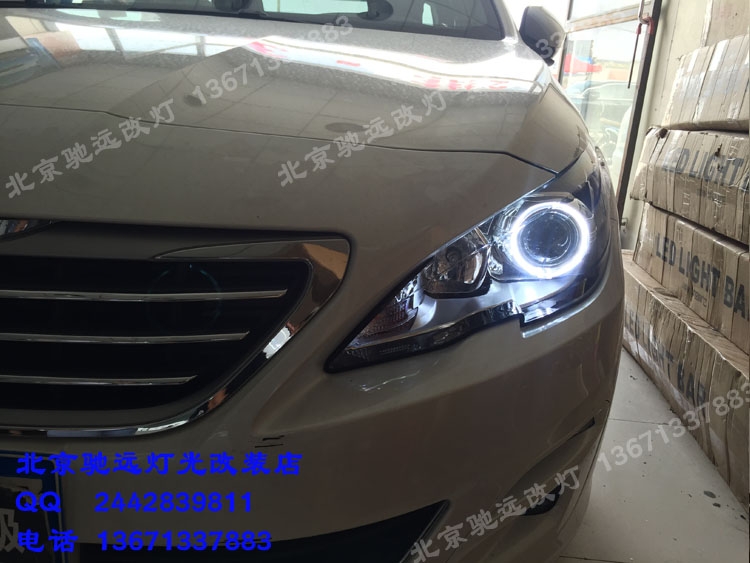 標(biāo)志408車燈改裝 奧迪Q5小糸透鏡 北京馳遠(yuǎn)定制
