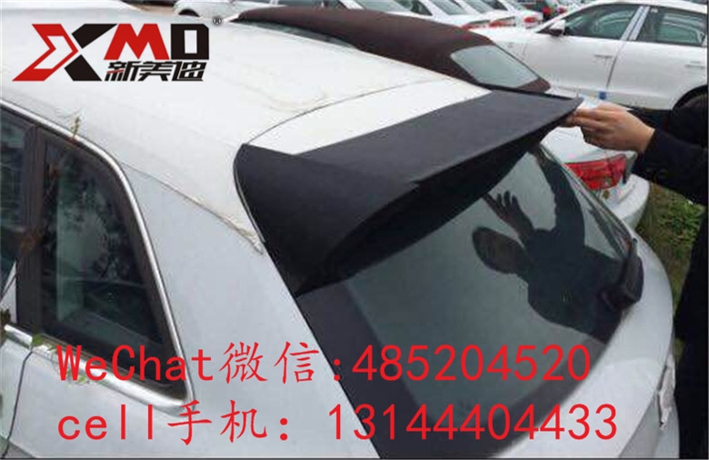 汽車零配件頂翼14款奧迪A3碳纖壓尾翼奧迪A3定風(fēng)翼奧迪A3改裝配件