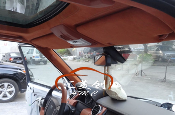路虎攬勝全車內(nèi)飾改裝深圳專業(yè)汽車內(nèi)飾改裝包皮