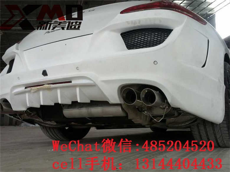 保時捷penamela970 改 WALD款包圍排氣管碳纖維機(jī)蓋